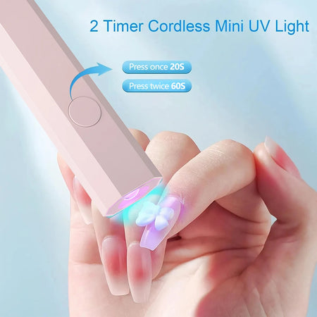 Handheld Quick Dry Nail Dryer Machine &ndash; USB Rechargeable