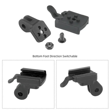 Headlight Holder for XOSS XL400 800 &ndash; Switchable Foot Direction Mount