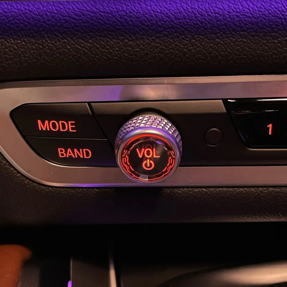 BMW G20 G28 Volume Control Knob with Crystal ABS Trim