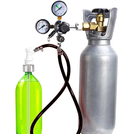 Gas Line Assembly Soda Carbonating Kit &ndash; CO2 Regulator