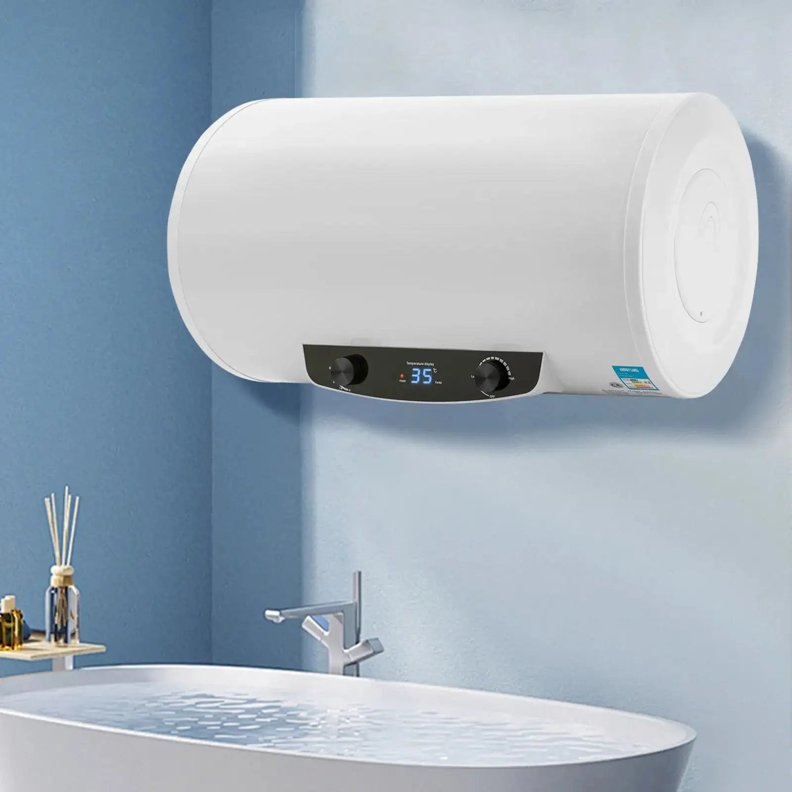 Electric Water Heater 50/70L &ndash; Temperature Control 77-167F