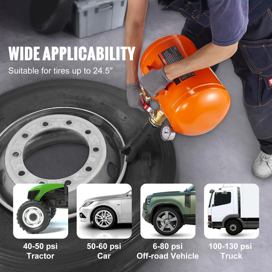 Rehvi Bead Blaster 5 Gallon Capacity Pressure Gauge