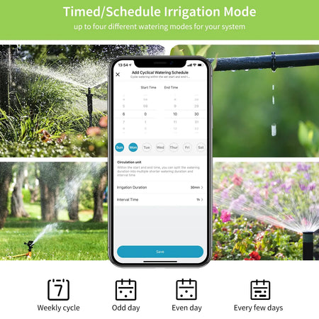 Diivoo 2-Zone Smart Sprinkler Timer