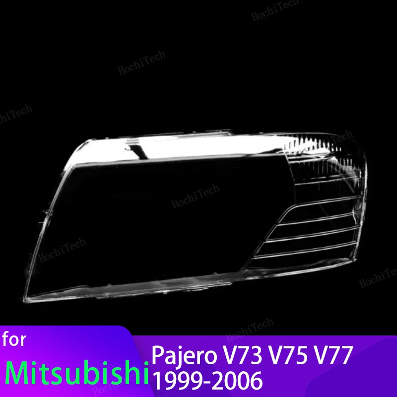 Kirkkaat ajovalojen linssikannet PP-kuorella Mitsubishi Pajero V73 V75 V77 99-06