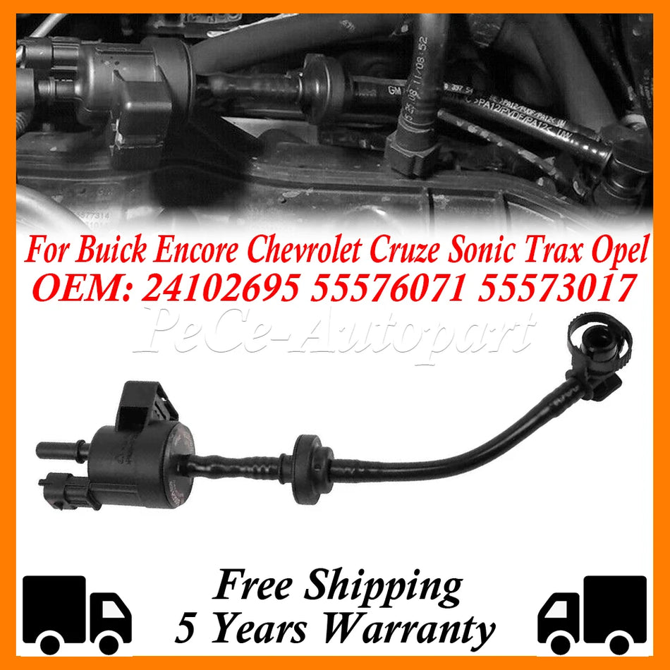 Válvula solenoide de purga del cánister para Buick Chevrolet Opel Encore Cruze 55576071