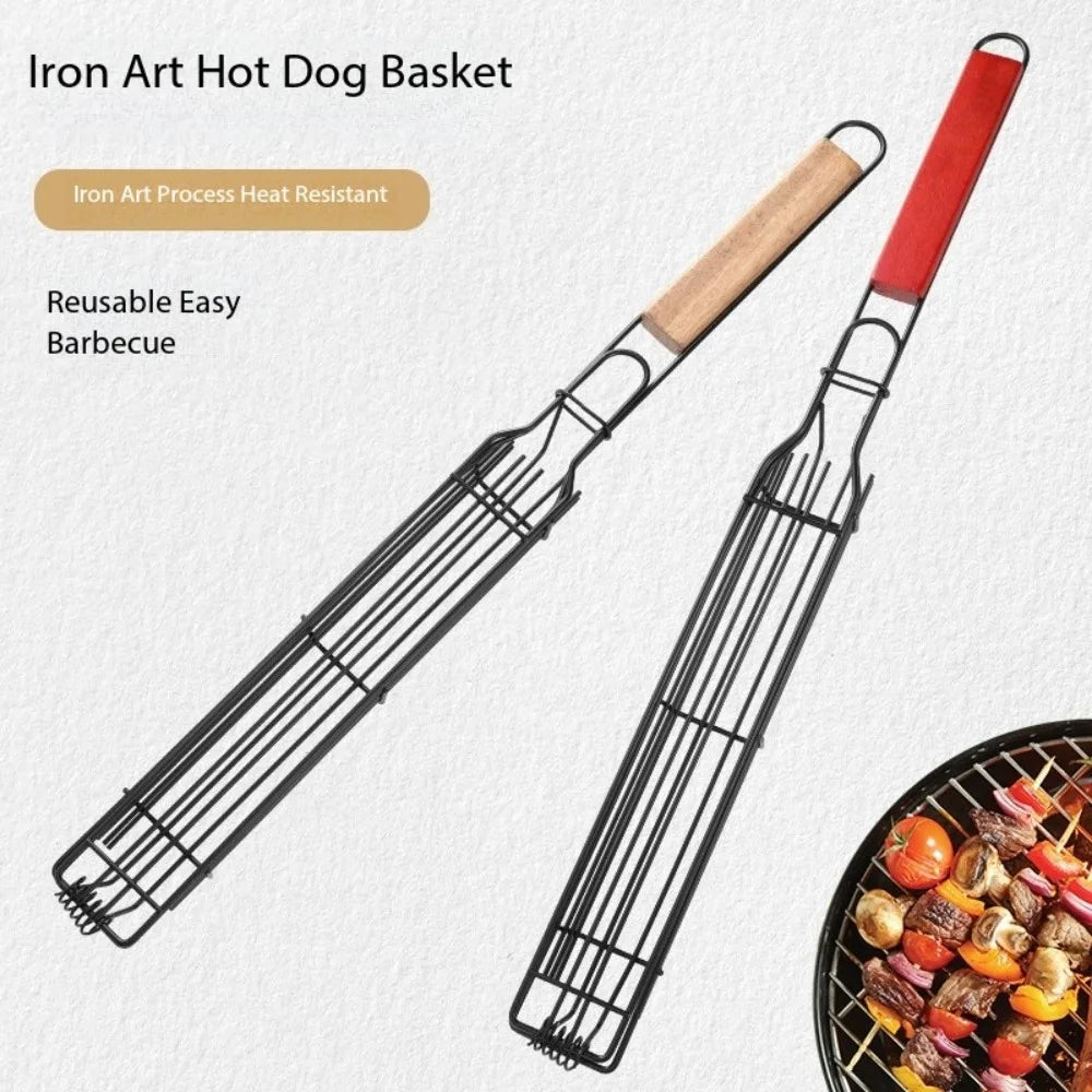 Portable Mini Barbecue Cage &ndash; Durable Stainless Steel Grill Mesh