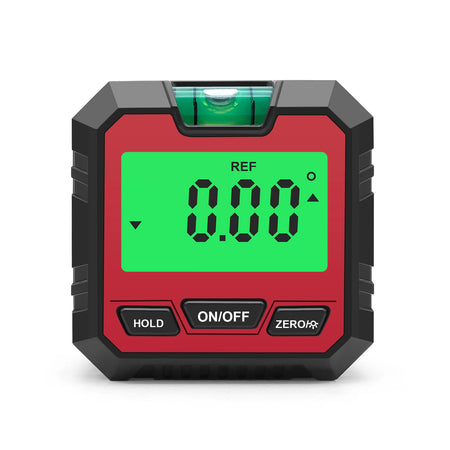 Digital Protractor 4x90 Inclinometer &ndash; Backlight Display RED A