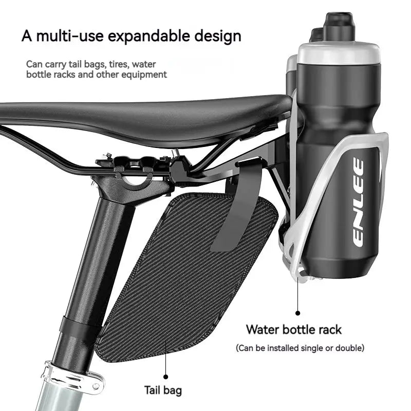 ENLEE Bicycle Bottle Cradle Extension Seat Mountain Bike Seat Bow Extension Bracket Saddle Adjustment Expansion Rack Equipment by InterCyprus Trading Ltd