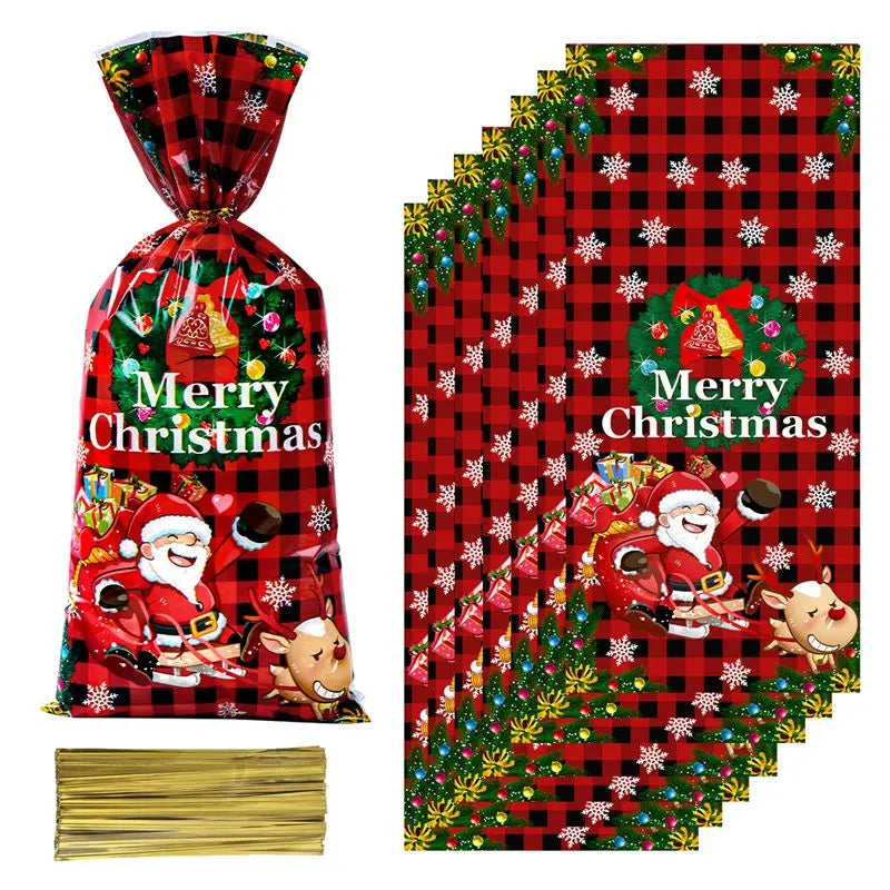 Christmas Candy Gift Bags - Santa Decoration - Huiran XS0331-14 / 25pcs