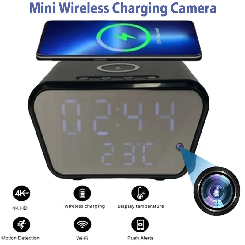 W3-32 Wireless Charging Camera &ndash; WiFi Remote Viewing Capabilities Default Title