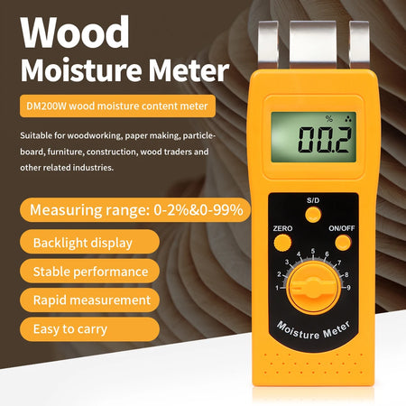 Digital Carton Concrete Paper Wood Moisture Meter &ndash; Compact For Wood