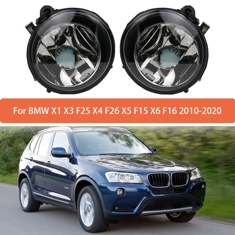 Fog Lamp Assembly For BMW X1 X3 F25 X4 F26 X5 F15 X6 F16 2010 2011 2012 2020 Front Bumper Anti Fog Light 63177238787 63177238788