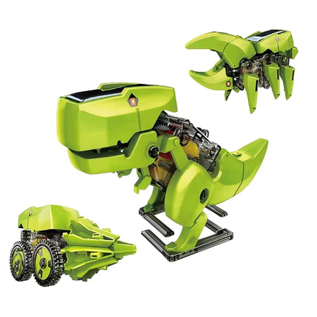 12-in-1 DIY Solar Robot Kit for Kids &ndash; STEM Educational Science and Engineering Toy 3 in 1 dinosaur