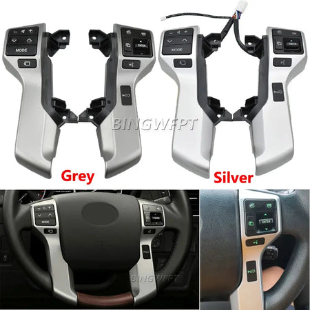 Multifunction Steering Wheel Control Switch 84250-60180 8425060180 for Toyota Land Cruiser Prado GRJ150L10-13 by InterCyprus Trading Ltd