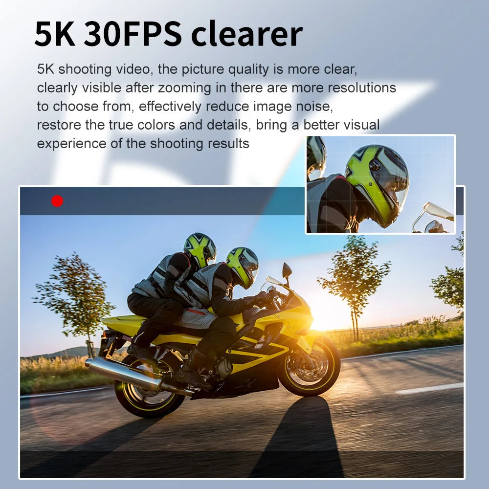 CERASTES Action Camera &ndash; 5K Ultra High Definition with Anti-Shake