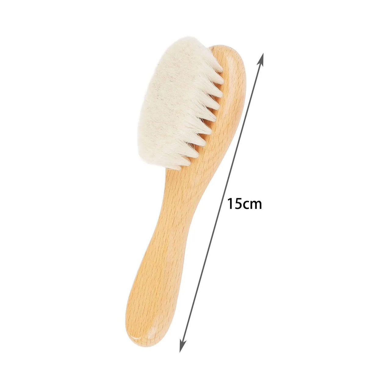 Gentle Wool Comb Set for Babies - Soft Scalp Massage &amp; Hair Care 1Pc Wool Comb