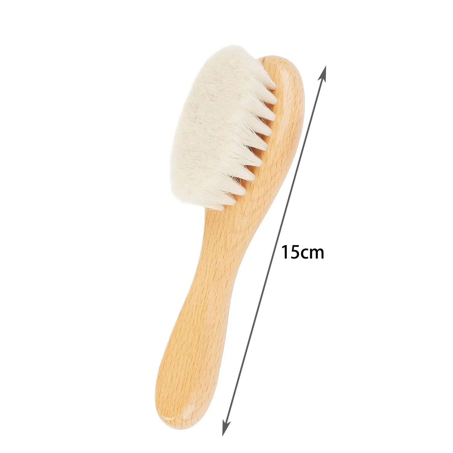 Gentle Wool Comb Set for Babies - Soft Scalp Massage &amp; Hair Care 1Pc Wool Comb