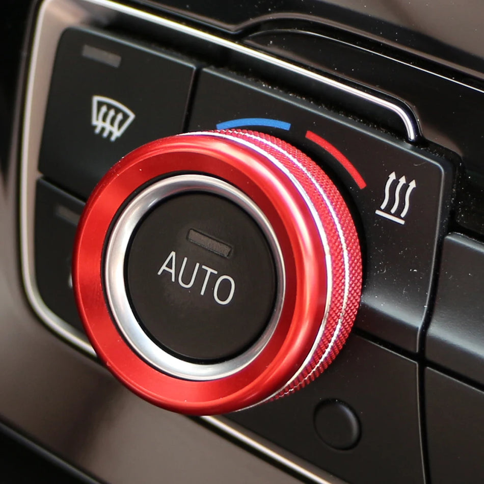 BMW X1 F48 2016-2021 3-части кольца крышек ручек кондиционера из алюминиевого сплава