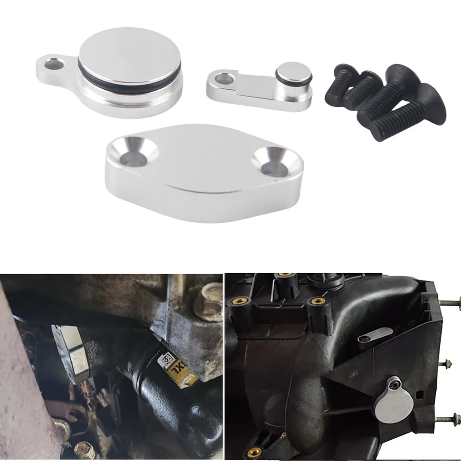 Placa de reparación de escape y admisión de acero inoxidable para Chevrolet Silverado LSX 4.8L 5.3L 6.0L