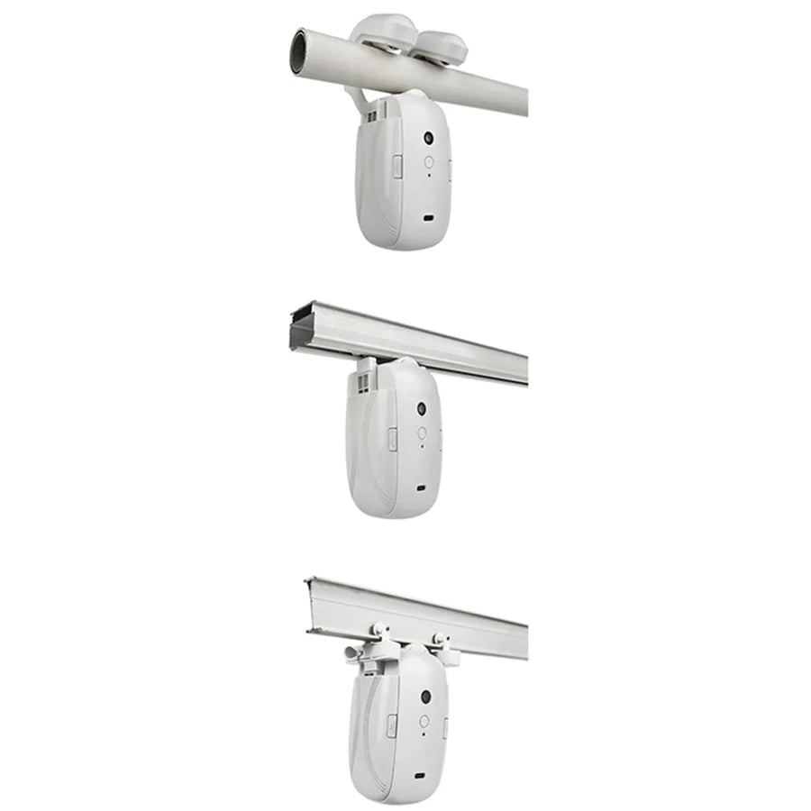 Smart Wi-Fi Curtain Controller 1/2pc No Installation Required App Control with Timer And Light Sensor Compatible with Roman Rod