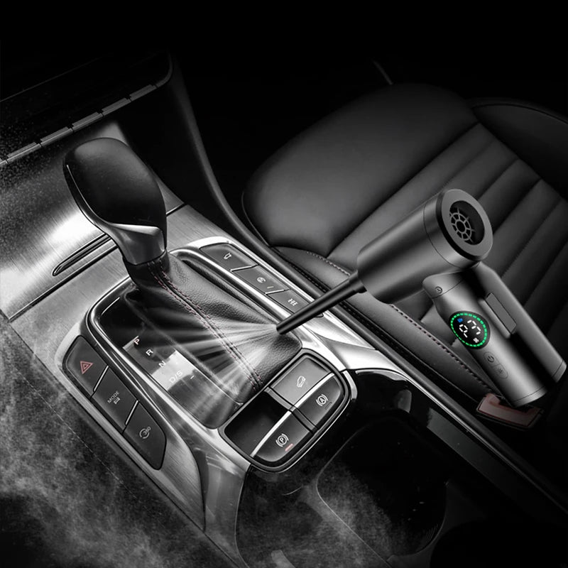 Φορητός Ασύρματος Αεροφυσήρας 7500mAh 2 σε 1 Φυσητήρας και Ηλεκτρική Σκούπα για Καθαρισμό Αυτοκινήτου