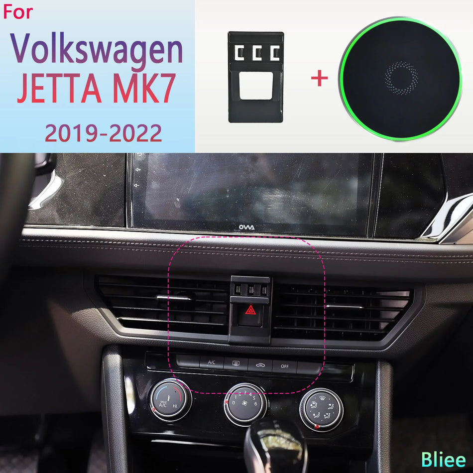 Jetta Mk7 Magnetisk Telefonhållare 15W Trådlös MagSafe Bas