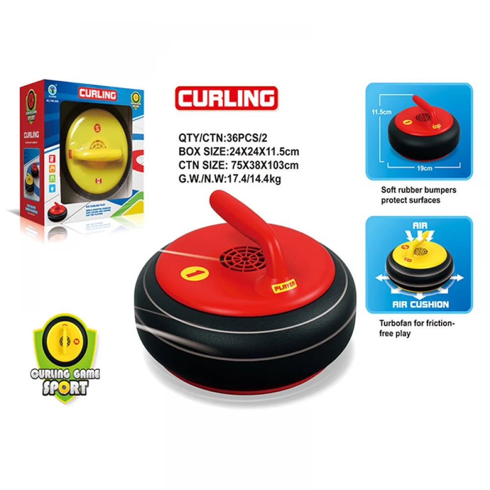 Curling Toy Set &ndash; Electric Suspended Curling Ball Game