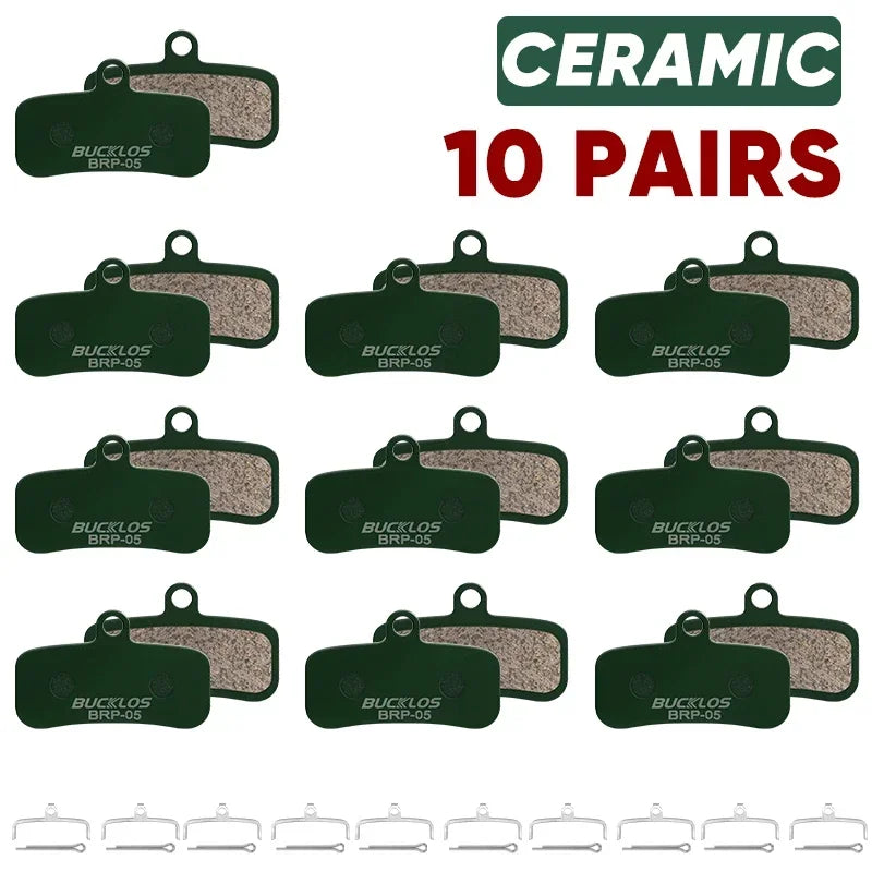 Bucklos Ceramic Hydraulic Disc Pads D02S N03A &ndash; Resistant Ceramic 10Pairs