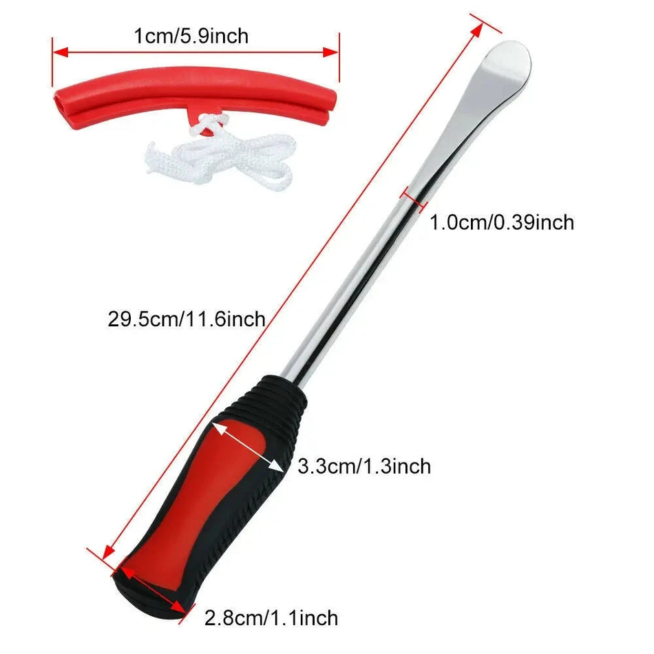 Zware metalen bandenlichters set voor motorfiets en fiets met velgbeschermer