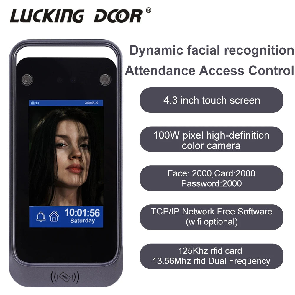 S500CD &ndash; Dynamic Facial Recognition Time Attendance System
