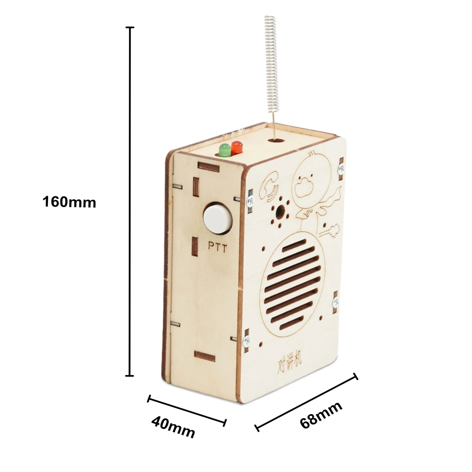 DIY Wireless Walkie-Talkie Model &ndash; Engaging Science Experiment Kit for Kids
