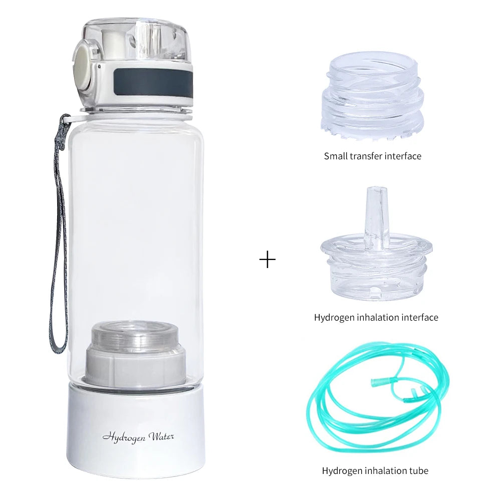 BlueVida Q8 Max 3000ppb Hydrogen Bottle &ndash; Long Battery Life White-With Kit
