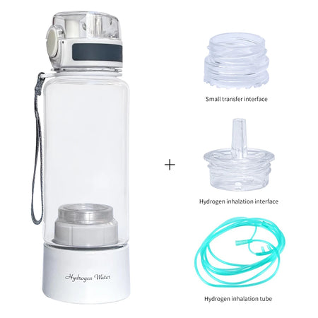 BlueVida Q8 Max 3000ppb Hydrogen Bottle &ndash; Long Battery Life White-With Kit