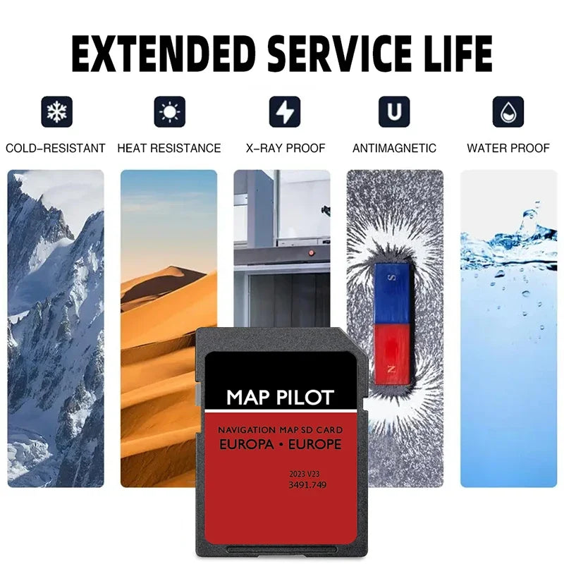 GPS Europe Map Upgrade for Becker MAP PILOT &ndash; 2023 Maps