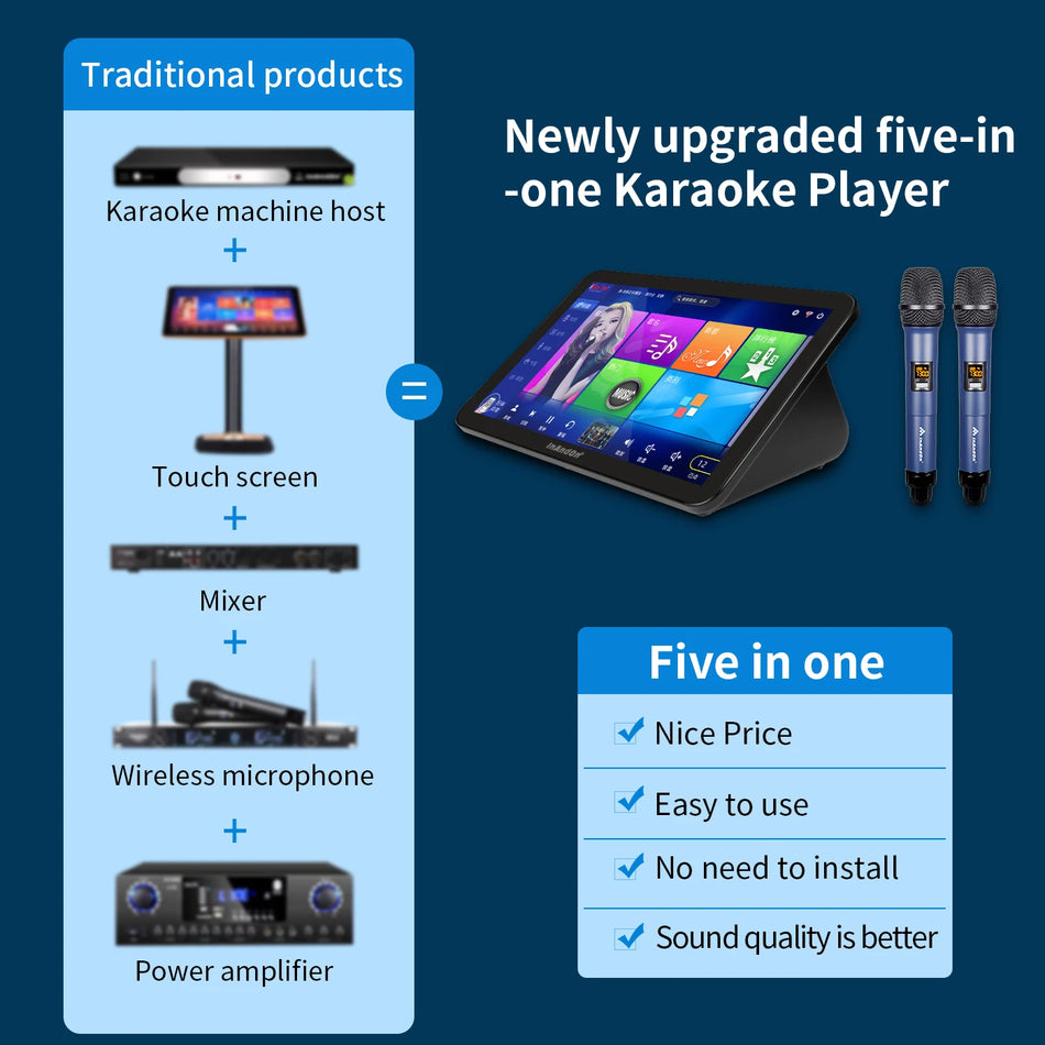 InAndOn KV-KD9 All In One KTV Player &ndash; 18.5in Touch Screen