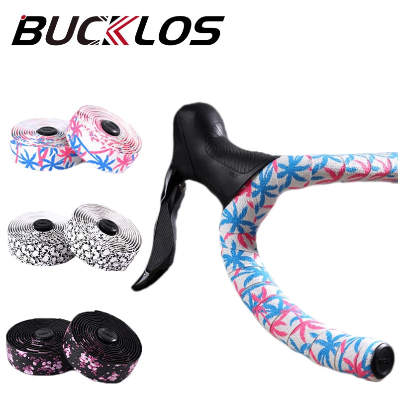 Лента за кормило за пътно колело BUCKLOS, омекотена за комфорт, устойчива на износване