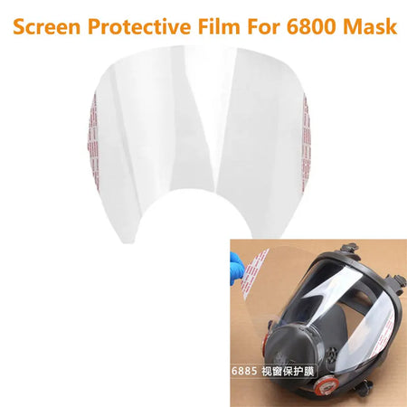 Scratch Resistant Film For 3M 6800 Mask &ndash; Clear View 200Pcs