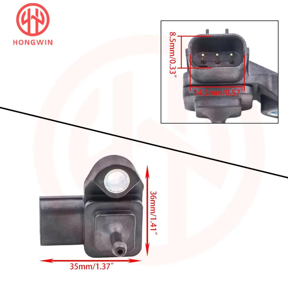 Conector do Sensor MAP de Pressão Absoluta para Mitsubishi Outlander Lancer ASX