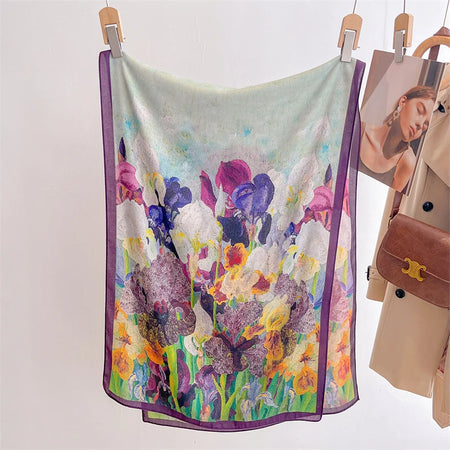 Luxury Wool and Silk Scarf &ndash; Exquisite Warmth and Style