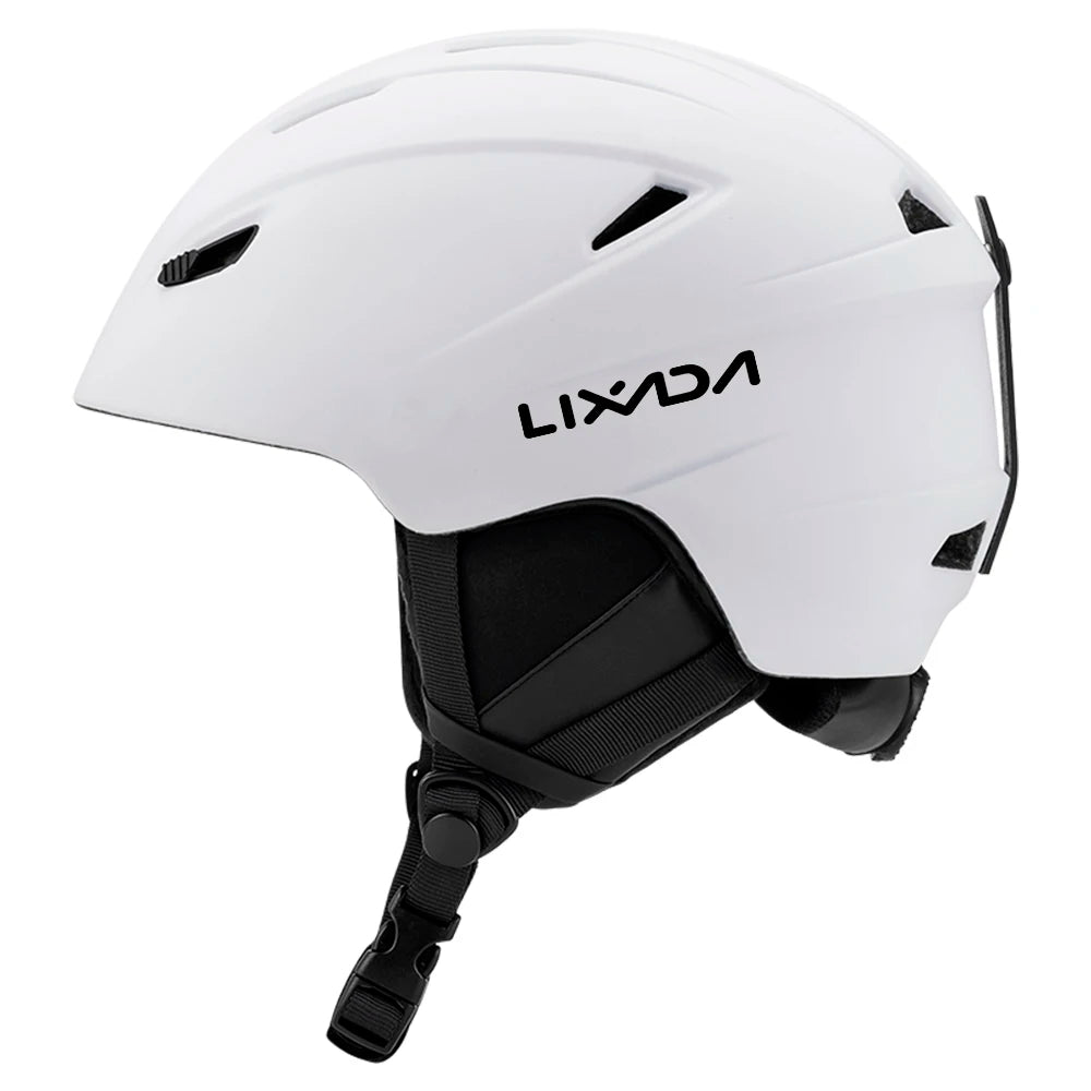 LIXADA Integrated Warm Ski Helmet &ndash; Lightweight Comfort WHITE / M