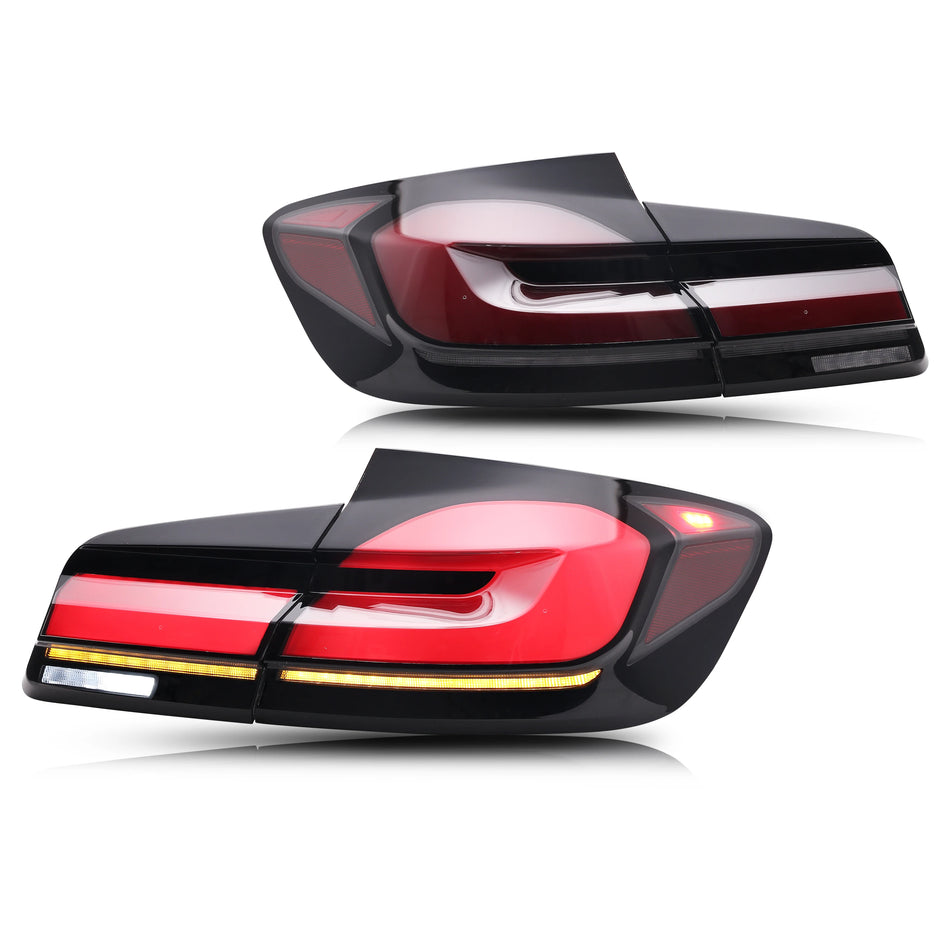 Xunder BMW Serii 5 F10 M5 2011 2016 LED tylne światła z sekwencyjnymi kierunkowskazami zespół lamp tylnych nie pasuje do G30