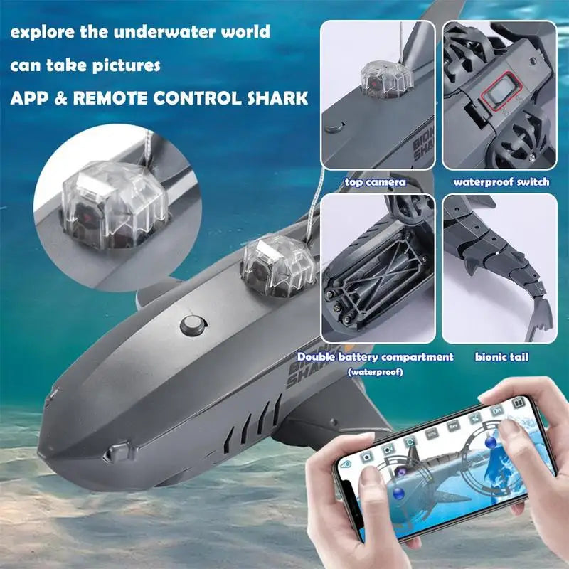 RC Submarine Boat Toy &ndash; 480p Underwater Camera