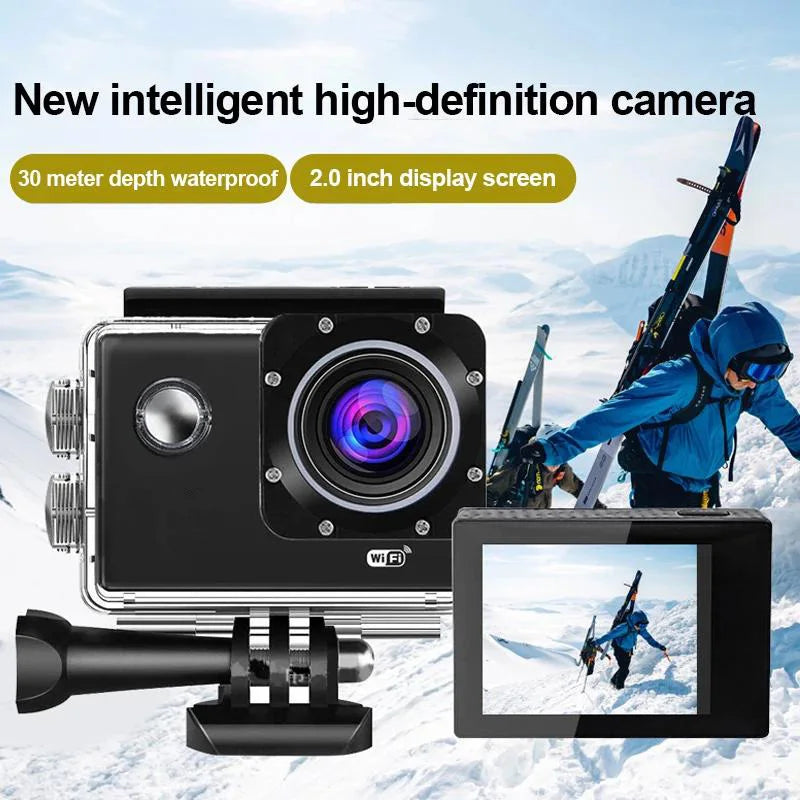 2MP High-Definition Underwater Cycling Camera &ndash; 1080P High-Definition Video Quality