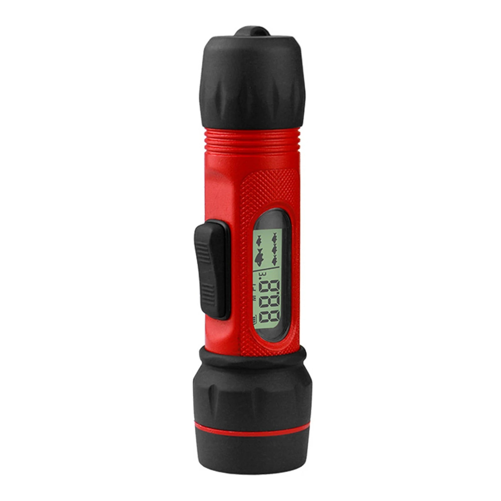 Wireless Handheld Fish Finder Sonar with LED Light, 0.8-90m Depth Red