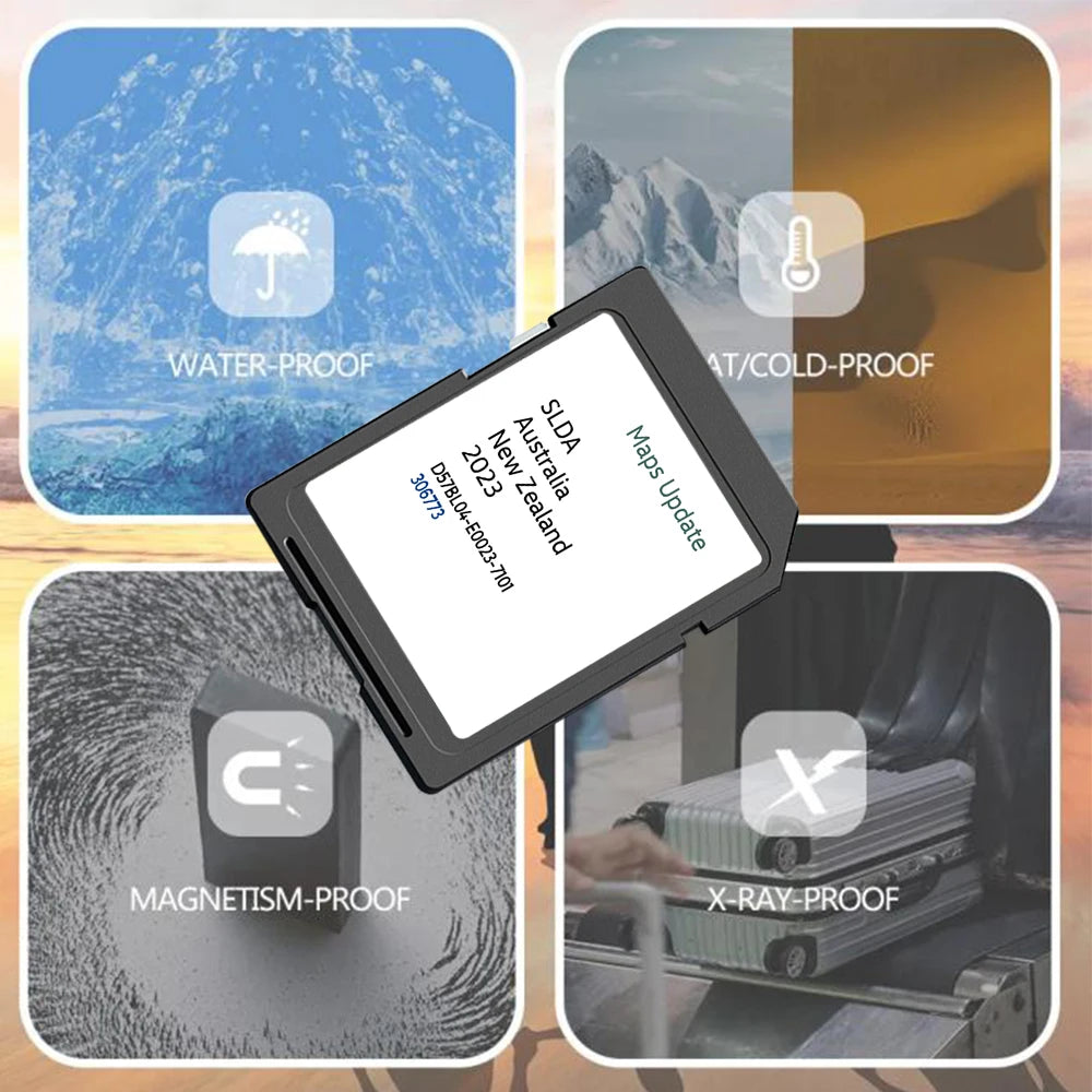 Suzuki Car GPS Update 2023 SLDA SD Card - ANZ Maps Included