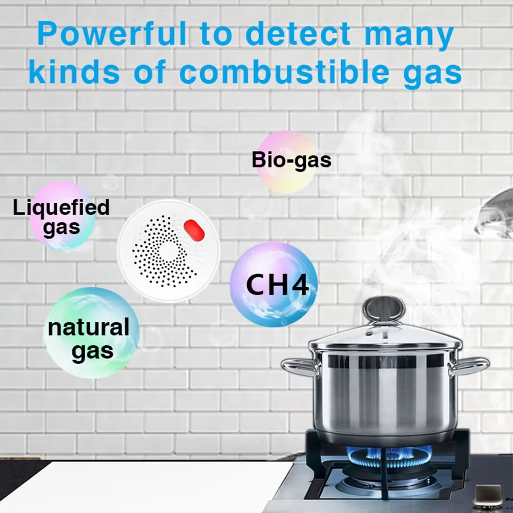 Gas Detector Tuya Wifi Zigbee &ndash; Smart Gas Leakage Alarm
