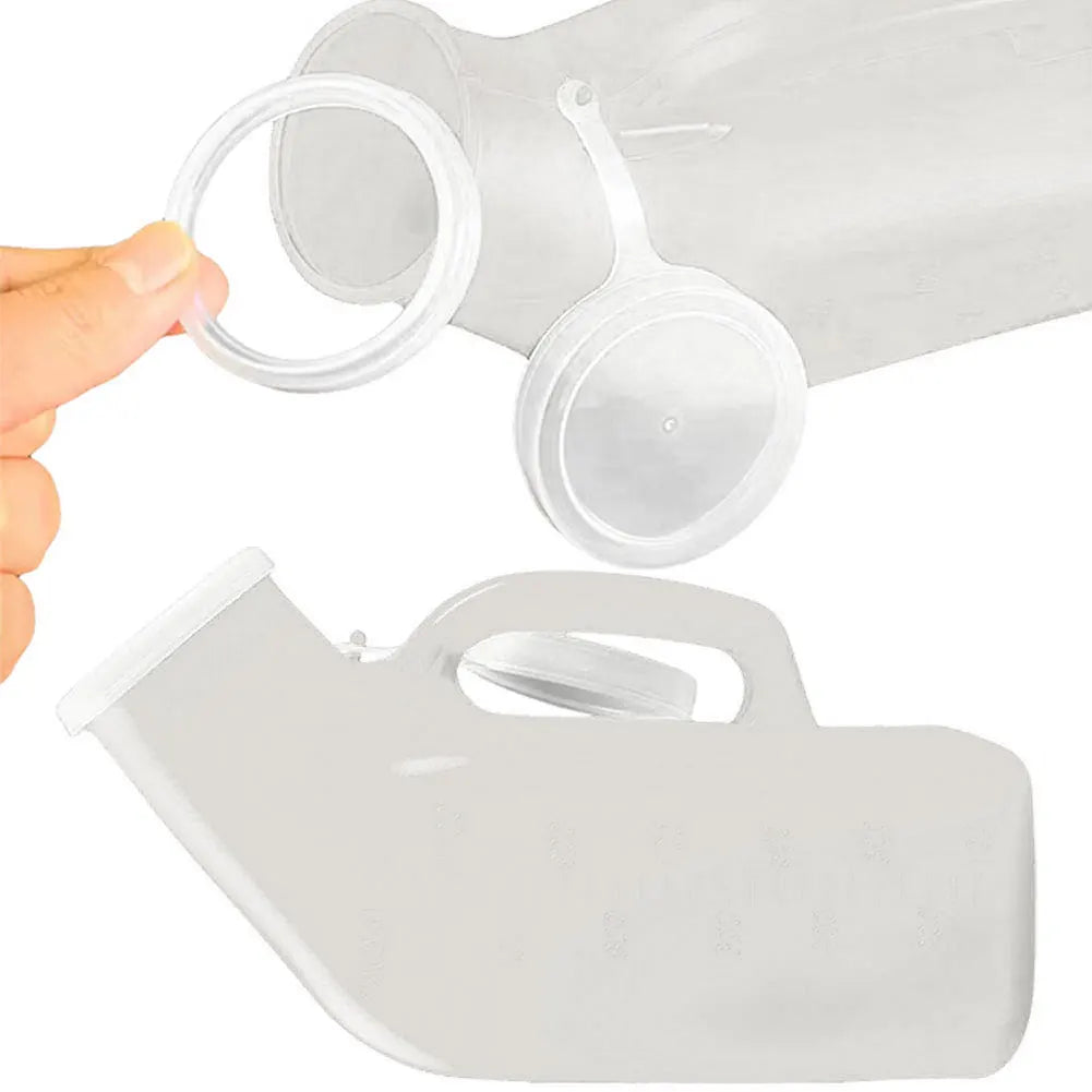 1200ml Portable Urinal - Spill Proof Bottle With Lid