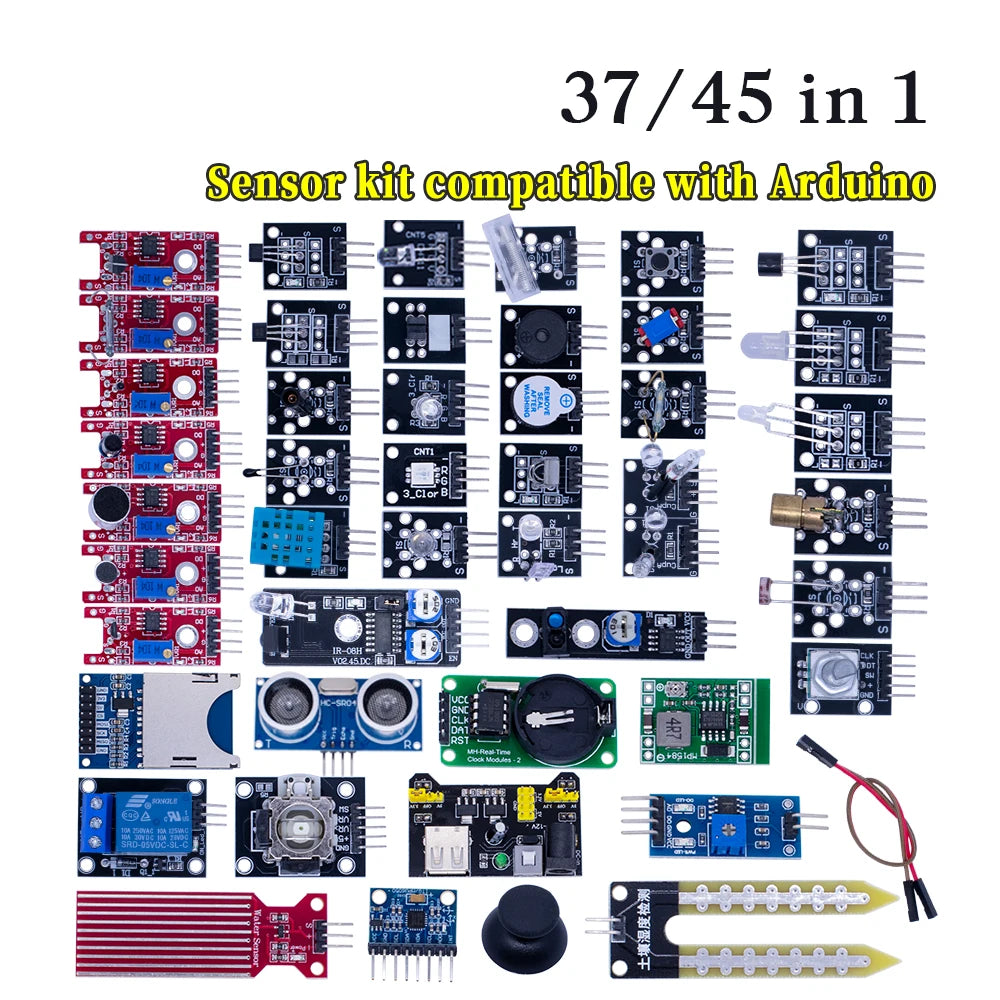 45 in 1 Sensors Modules Starter Kit &ndash; Comprehensive Arduino Toolset