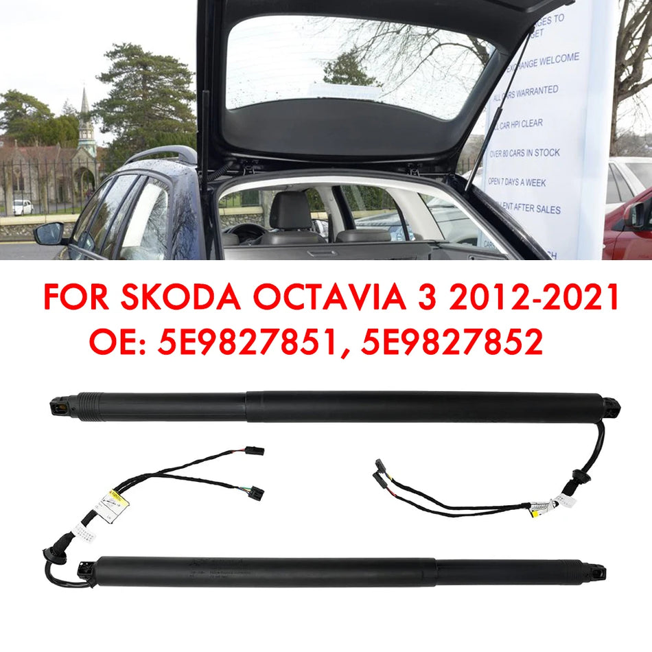 Двойка газови амортисьори за багажника за Skoda Octavia 3 2012-2021 Ляв и Десен висококачествена замяна