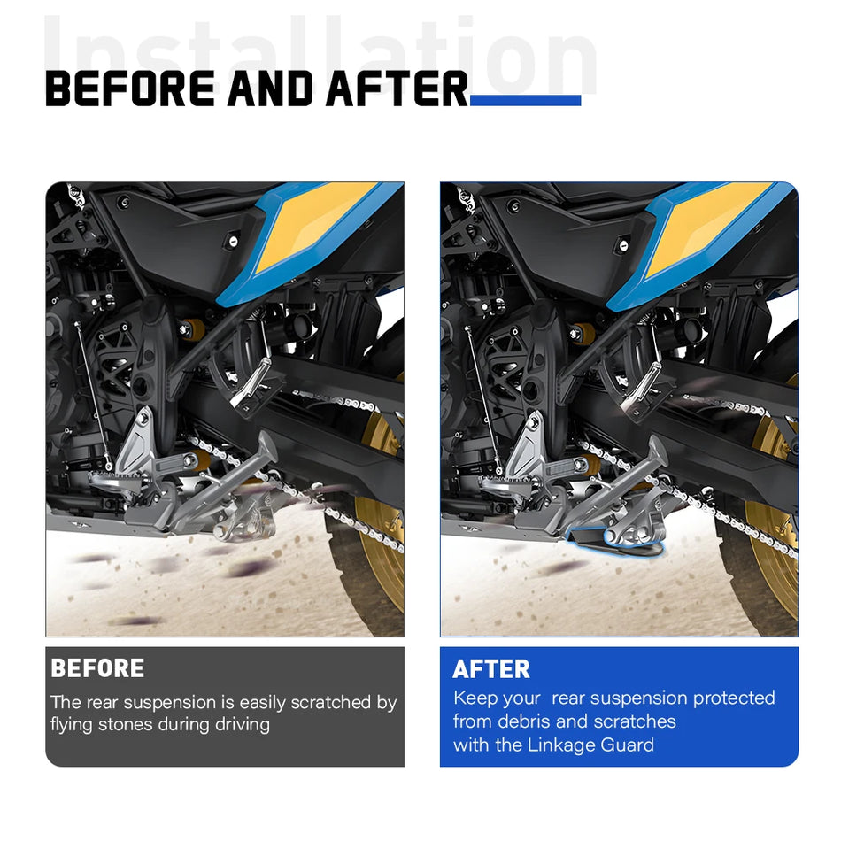 Yamaha Tenere 700 2025 zaščita povezave zadnjega vzmetenja pokrov zaščite iz plastike